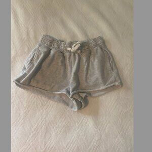 American Eagle Gray Cotton Shorts Size Small